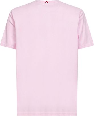 MC2 Saint Barth Mens T-Shirt Bakewell Pink Cotton T-Shirts And Polos
