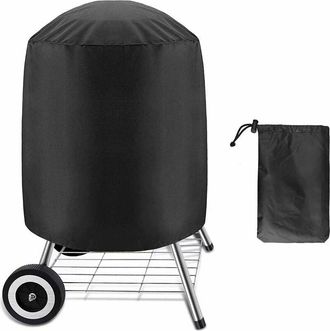Elle Funda Impermeable Para Barbacoa - Funda Redonda Para Barbacoa, Impermeable, Fabricada En Tejido Oxford 420d - Funda Protectora Anti-ultravioleta Para 