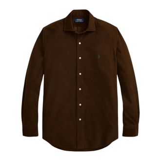 Ralph Lauren Slim Fit Corduroy Shirt - male - Ralph Lauren - Casual Shirts - Brown - XL - Shirts
