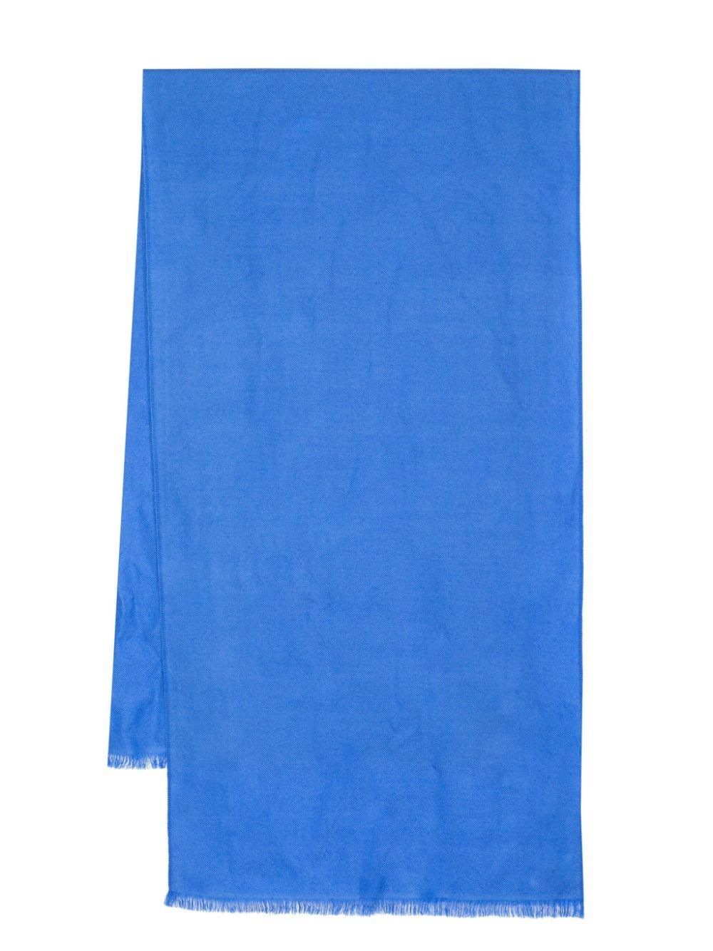 Acquista Altea Sciarpa 70x180 in lana paisley ricamo - Nero su Rinascente