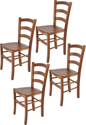 Tommychairs Tommychairs Set 4 Sillas Venice En Haya Nuez Claro