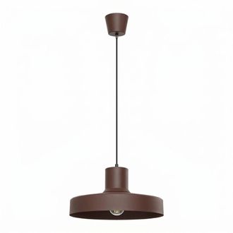 Sollux Lighting L&aacute;mpara colgantes marr&oacute;n acero alt. 120 cm
