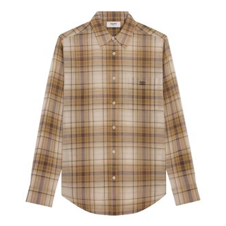 Celine Celine, Overhemden, Heren, Beige, L, Casual Overhemd