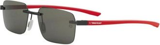 Tag Heuer Premium Essential Bril met Topkwaliteit - Heren - Zonnebrillen - Zwart - 56 MM - Accessoires