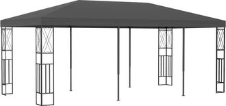 vidaXL Gazebo 118.1x236.2 Anthracite Fabric 8010
