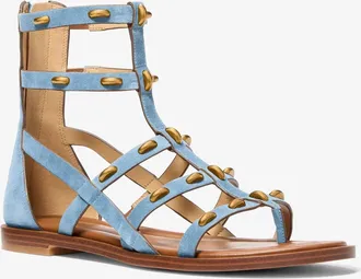 Michael Kors Noa Studded Suede Gladiator Sandal
