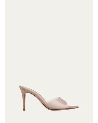 Gianvito Rossi Elle Transparent Mule Sandals