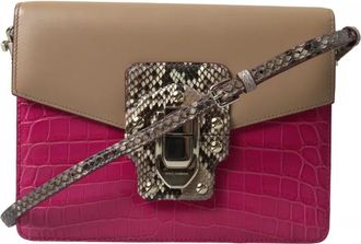 Dolce & Gabbana Multicolor Leather LUCIA Shoulder Womens Bag (Pre-Owned)