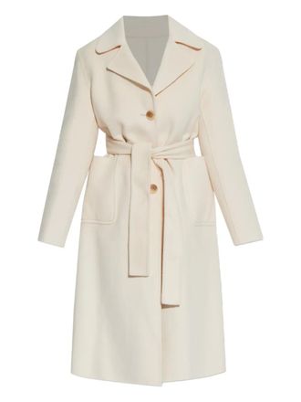 Add belted pocket coat - Neutrals