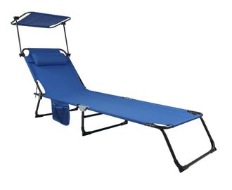 VCM Silla De Tumbonas Silla De Jard&iacute;n Tumbona De Jard&iacute;n Techo 185x24x55 - Vcm