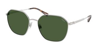 Polo Ralph Lauren PH3160 942371 Mens Sunglasses Silver Size 56