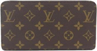 Louis Vuitton Pre-owned Long wallet (bi-fold) - Dames - Vintage Accessoires - Bruin - ONE Size - Vintage