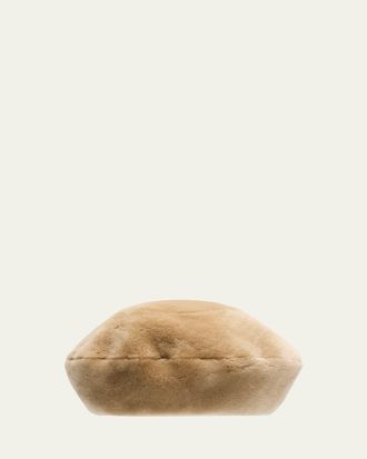 Loro Piana Selina Merino Shearling Beret