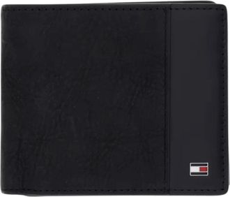 Tommy Hilfiger TH Soho Portemonnee - Heren - Accessoires - Zwart - Maat: ONE Size Leer