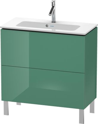 Duravit Duravit L-cube Mueble De Aseo Vertical Compact, 2 Cajones, Anchura: 820mm, Para Me By Starck 234283, Color: Jade Laca Alto Brillo - Lc667400303