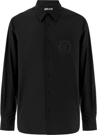 Roberto Cavalli Overhemden - Heren - Casual Overhemden - Zwart - S - Overhemden