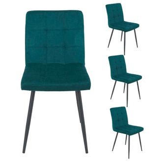 Vintahome Pack 4 sillas Mirlo verde