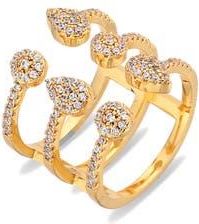 Eye Candy Los Angeles Lani Statement Ring in Gold at Nordstrom Rack