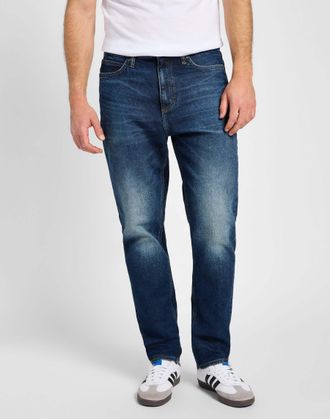 Lee Regular-fit-Jeans LEE Lee Jeans Austin, Herren, Gr. 29, L&auml;nge 32, blau, Obermaterial: 67% Baumwolle CO. 32% Lyocell CLY. 1% Elasthan EL., Jeans Regula