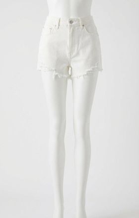 Z Supply Classic Hi-Rise Denim Short In Bone