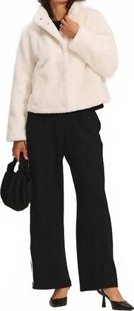 Velvet Sheena Faux Fur Jacket In Winter