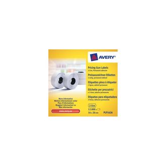 Avery Plp1626 Etiqueta Autoadhesiva Etiqueta De Precio Permanente Blanco 12000 Pieza(s)