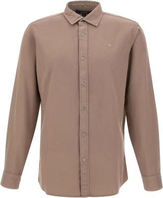 G-Star Clean Regular Shirt - Heren - Casual Overhemden - Bruin - XL - Katoen - Overhemden