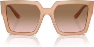 Dolce & Gabbana Moderne Zonnebril 4446B Stijl - Dames - Zonnebrillen - Roze - 53 MM - Accessoires