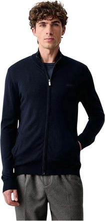 Guess Magnus Cardigan - Heren - Truien - Blauw - Maat: 2XL Zijde