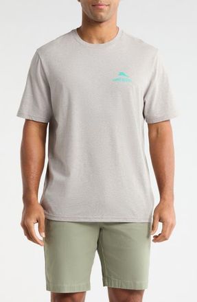 Tommy Bahama Total Ship Show Graphic T-Shirt in Grey Heather at Nordstrom, Size Xxx-Large