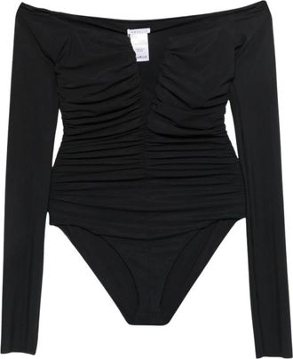Amazu&igrave;n Alika Bodysuit - Dames - Bodies - Zwart - ONE Size - Tops