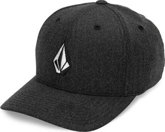 Volcom Full Stone Heather Flexfit Hat Cap f&uuml;r Herren | schwarz