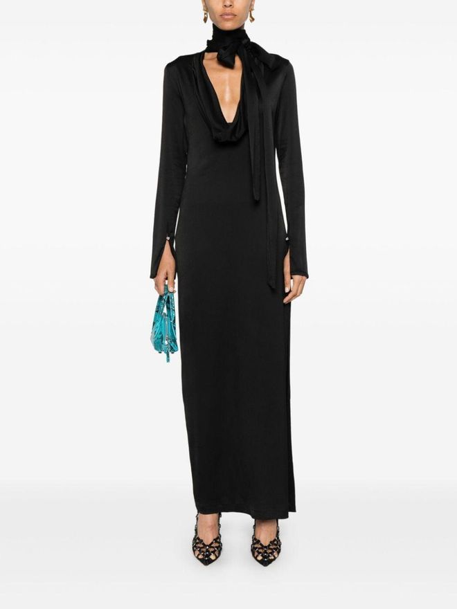 Blumarine Abito lungo con spacco Nero da 623,00 € su Stylight