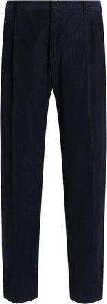 Dolce & Gabbana Chino a coste con pieghe - Blu