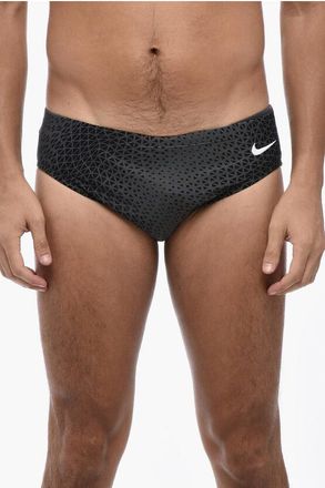 Nike Two-Tone Swim Briefs with Embroidered Logo size 46