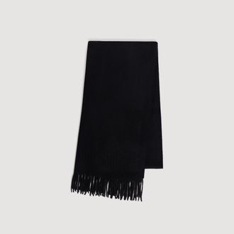 Sandro Wool and cashmere scarf
