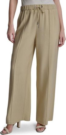 DKNY Drawstring Pants in Mojave Desert at Nordstrom, Size Xx-Small