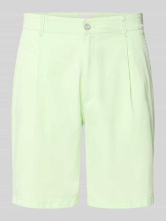 Brax Brax Relaxed Fit Bermuda aus Baumwoll-Mix Modell TINO in Neon Gruen, Gr&ouml;&szlig;e 33