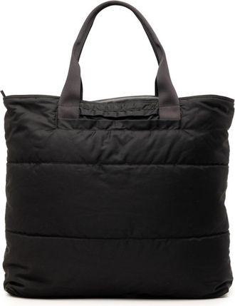 Prada Black Nylon Leather Boston Bag (Pre-Owned)