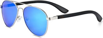 Earth Wood Sayulita Polarized Sunglasses in Dark Brown/blue at Nordstrom