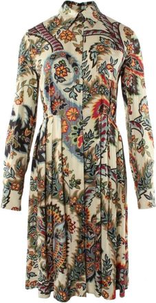 Etro Overhemdjurk - Dames - Shirt Kleedjes - Veelkleurig - XS - Kleedjes