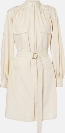 Chlo&eacute; Belted cotton midi dress