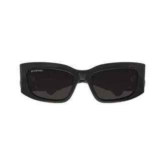 Balenciaga Grey Rectangular Ladies Sunglasses BB0360S 001 56