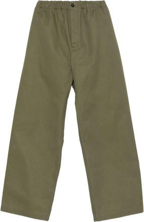 Sofie D'Hoore cotton straight-leg trousers - Green