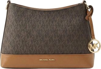 Michael Kors Andie Shoulder Bag - Dames - Schoudertassen - Bruin - ONE Size - Polyester - Tassen