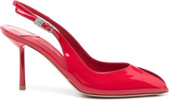 Le Silla Pumps Clivage 90mm - Rosso