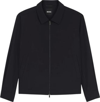 HUGO BOSS Heren, Jassen, Zwart, Maat: L