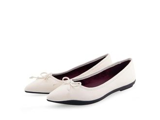 Aerosoles Dumas Womens Flat Shoes Eggnog Leather : 8.5 M