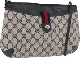 Gucci Pre-owned GG Canvas Shoulder Bag - Dames - Vintage Schoudertas - Veelkleurig - ONE Size - Leer - Vintage