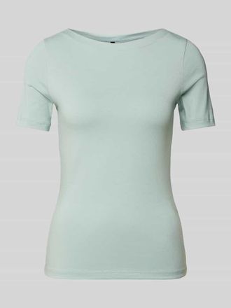 Vero Moda Shaped Fit T-Shirt aus Baumwoll-Mix Modell PANDA in Schilf, Größe XL